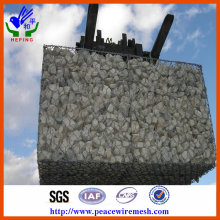 Grey Color PVC revestido Gabion Basket (R-SLW)